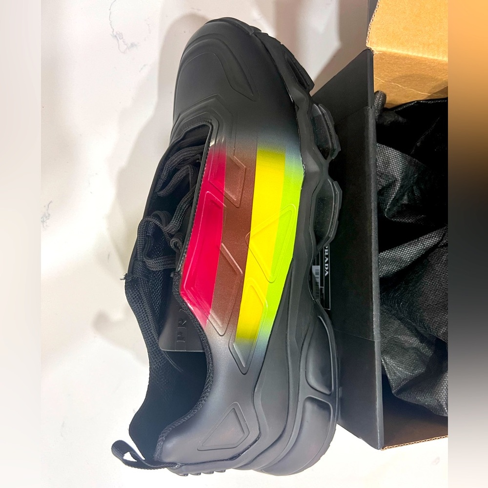 Prada Collision Cross Pull-On Sneakers